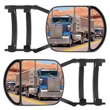 Towing Mirror With 360 Degrees Rotation Stable Clamp On Tow Mirrors Anti
