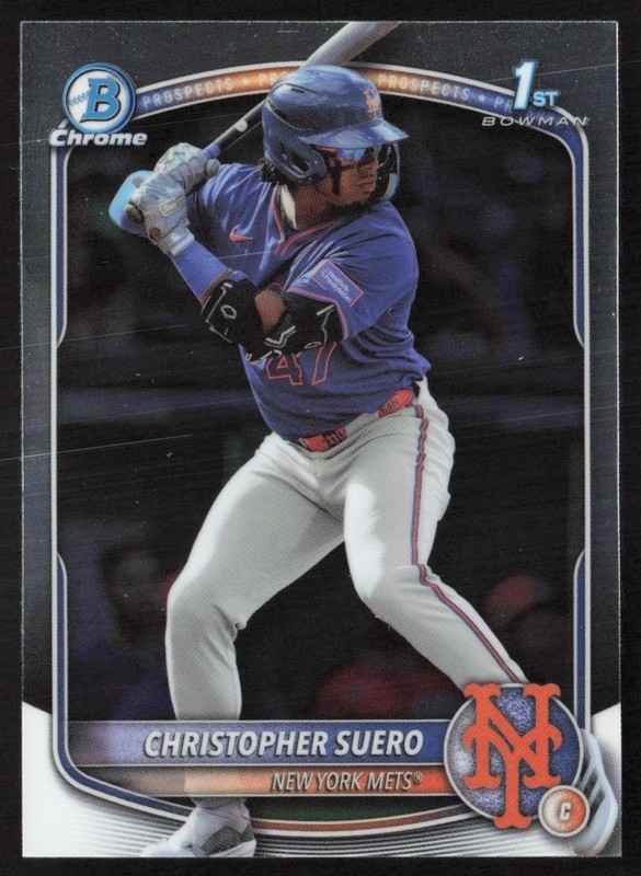 2025 Bowman Chrome Prospects Christopher Suero #BCP-191 GS1-6