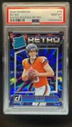 2024 Donruss Bo Nix Retro Rated Rookie #19 Broncos PSA 10