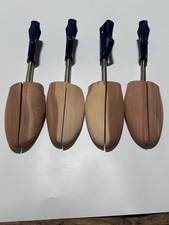 Vintage Travel Tree Cedar Shoe Trees Split Toe Adjustable 2 Pair USA