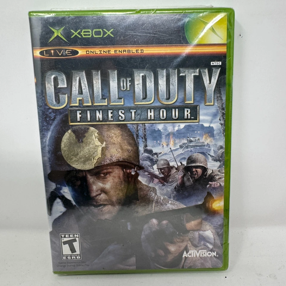 New Call of Duty Finest Hour (Microsoft Xbox, 2004) SEALED - Image 3 of 4
