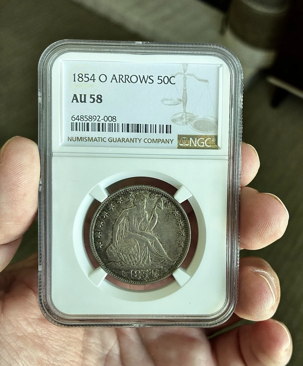 1854 Year Seated Liberty US Half Dollars (1839-1891) for sale | eBay