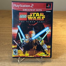 LEGO Star Wars The Video Game PS2 Greatest Hits Black Good Tested Manual
