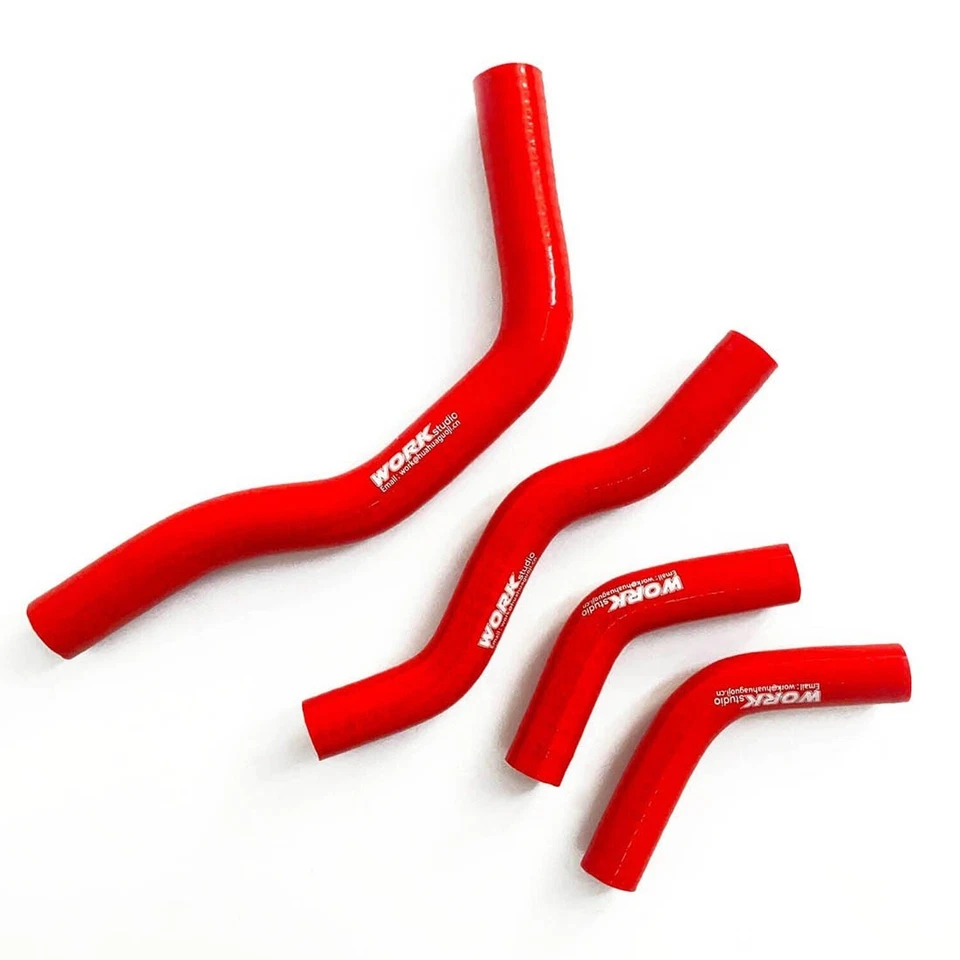 For 2005-2017 Honda CRF450X CRF 450X Silicone Radiator Coolant Hose Red Foto 3 de 4