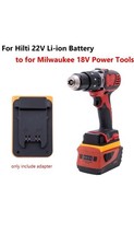 Hilti B22 Battery to Milwaukee M18 18V Tool Adapter