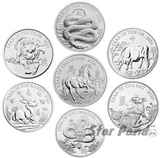 UK £5 Coin Five Pound BU Brilliant Uncirculated Lunar Year