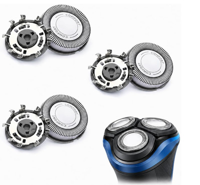 3x Ersatzscherköpfe Kompatibel mit Philips SH30/50 Rasierer Serie 3000 2000 1000