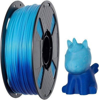 CC3D 3D Printer PLA Filament 1.75mm 1KG Spool Suit Dark Blue to Sky Blue NEW