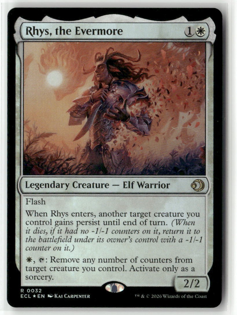 MTG Rhys, the Evermore R Lorwyn Eclipsed 32 Foil NM | eBay