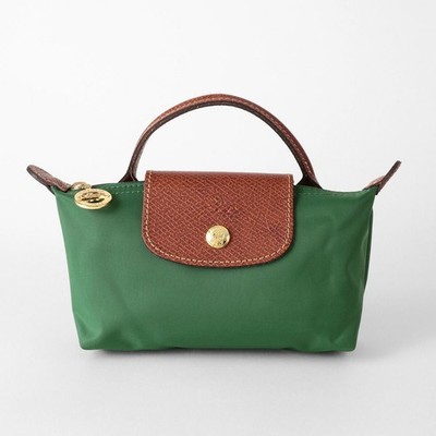 New Longchamp LONGCHAMP Pouch Le Pliage Original One Handle Pouch British Green