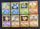 Pokemon Base Set Unlimited Lot Of 8 Cards Vintage WOTC Heavy Played /Damaged