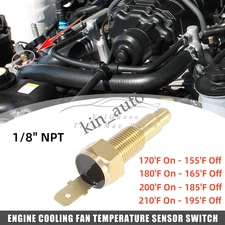 1/8" NPT ELECTRIC COOLING FAN THERMO-STAT SWITCH RADIATOR TEMP-ERATURE SENSOR