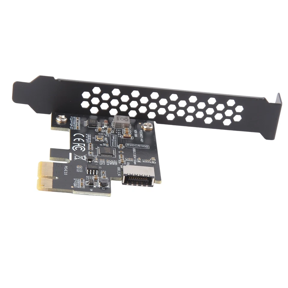 PCI-E 1X zu USB 3.2 GEN1 5 Gbps Type-E A-Key-Erweiterungskarte, Frontpanel-5904 - Bild 4 von 4
