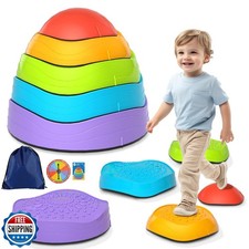 Balance Stepping Stones for Kids, Non-Slip Sensory Stepping Stone