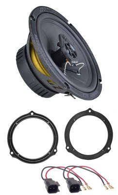 Ground Zero 2-Way 120Watt 16.5cm Speakers for Ford Focus 04-10 Rear Door Car