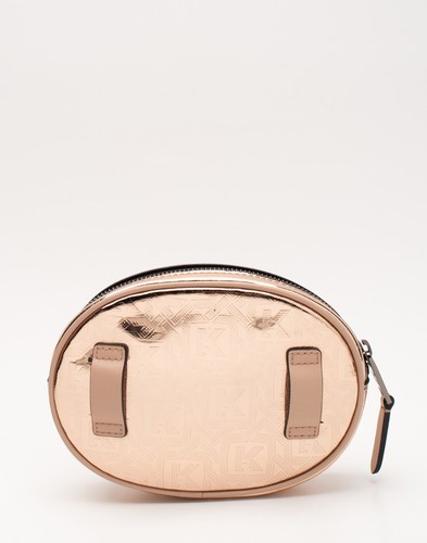 RRP€220 KARL LAGERFELD K/KOOL Coated Leather Clutch Belt Bag Logo Zip Closure - Picture 6 of 8