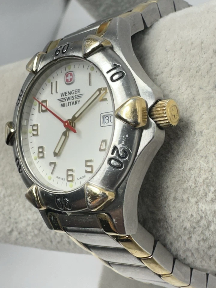 Reloj Mujer Wenger Swiss Military 79052 Batería Nueva 28MM 6" Hecho en Suiza L92 Foto 2 de 4