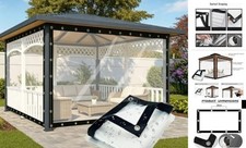 Clear Plastic Tarp with Grommets Clear Vinyl Tarps Outdoor Garden 7x10ft 8 Mil