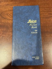 Leica Camera  Lens Pocket Book 4th Edition Hove Foto Books