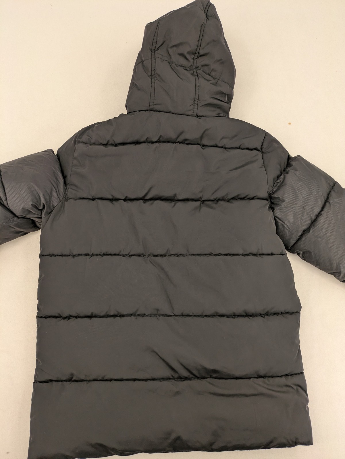 C&A Jungen Winterjacke Steppjacke Gr 152 Schwarz Puffer Jacke mit Kapuze NYC83 image 7