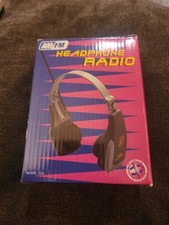 Electro Brand AM/FM Headphone Radio Model 224 Black