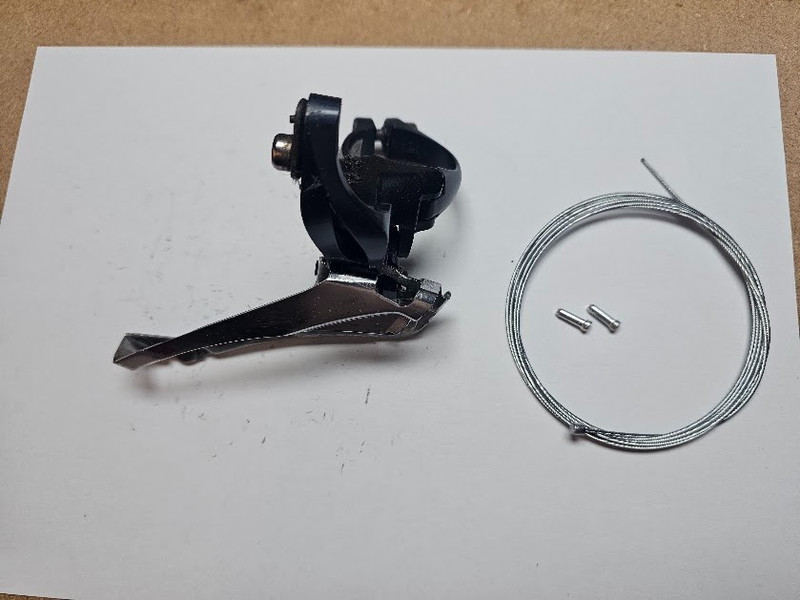 Shimano Sora FD-R3000 Front Derailleur Double 34.9mm Clamp-On + Cable/2x Ends