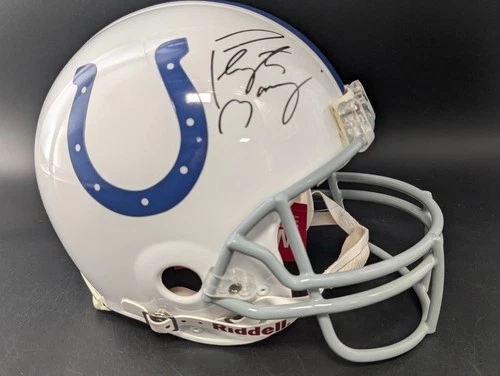Peyton Manning HOF Signed Indianapolis Colts Proline Helmet AUTO MM COA