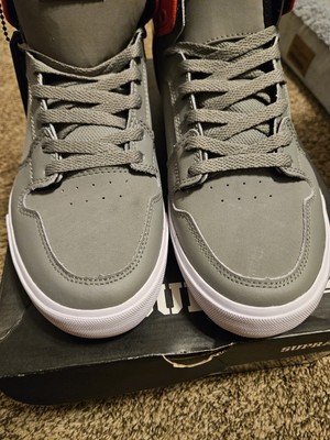 SUPRA Vaider Colorblock Grey Red White High Top Lace Up10  display picture 2