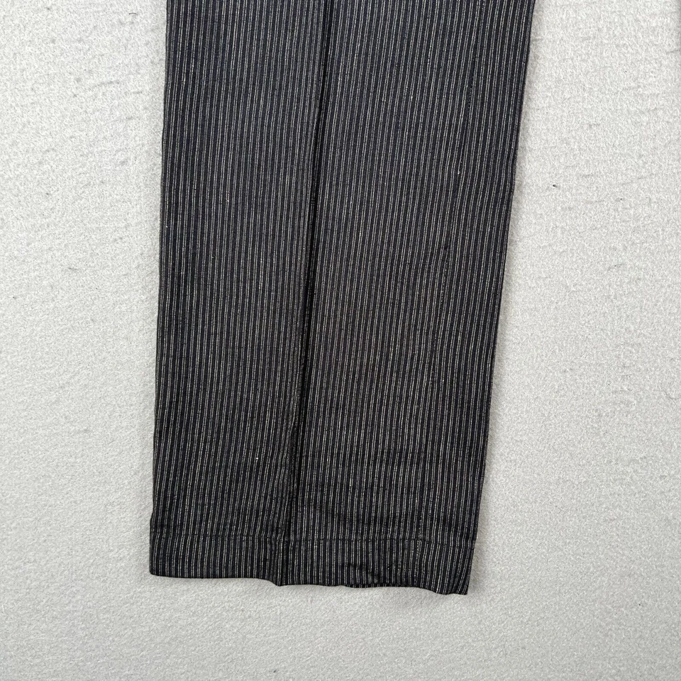 CNC Costume National Pants Womens Size 33x32.5 Straight Leg Pin Stripe High Rise - Image 3 of 4