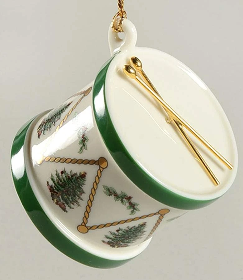Spode Christmas Tree Drum Ornament - Thumbnail 2
