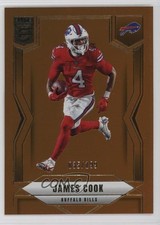 2025 Panini Donruss Elite Orange 35/199 James Cook #19 1cz3