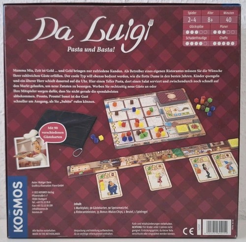 ⭐Da Luigi - Pasta und Basta! Brettspiel von Rüdiger Dorn KOSMOS boardgame⭐️ - Bild 5 von 5