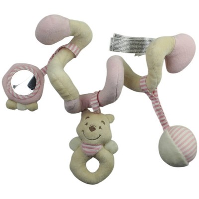 C&A Bär Activity-Spirale 25 cm Rosa Gelb gebraucht
