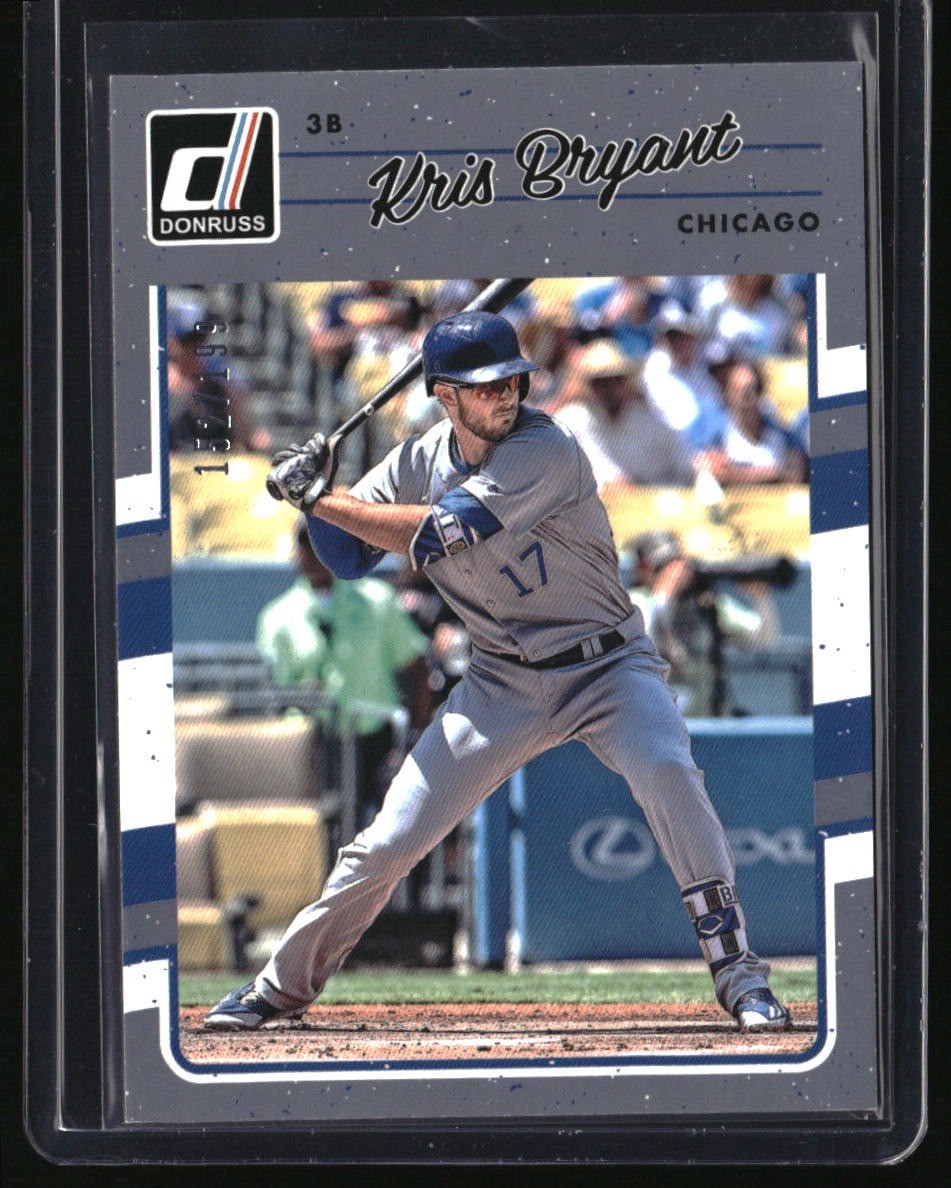 2017 Donruss Kris Bryant Gray Border 152/199 #68 Chicago Cubs