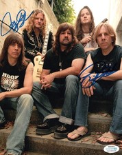 Tesla Jeff Keith plus Signed Autographed 8x10 Rock Band Photo ACOA