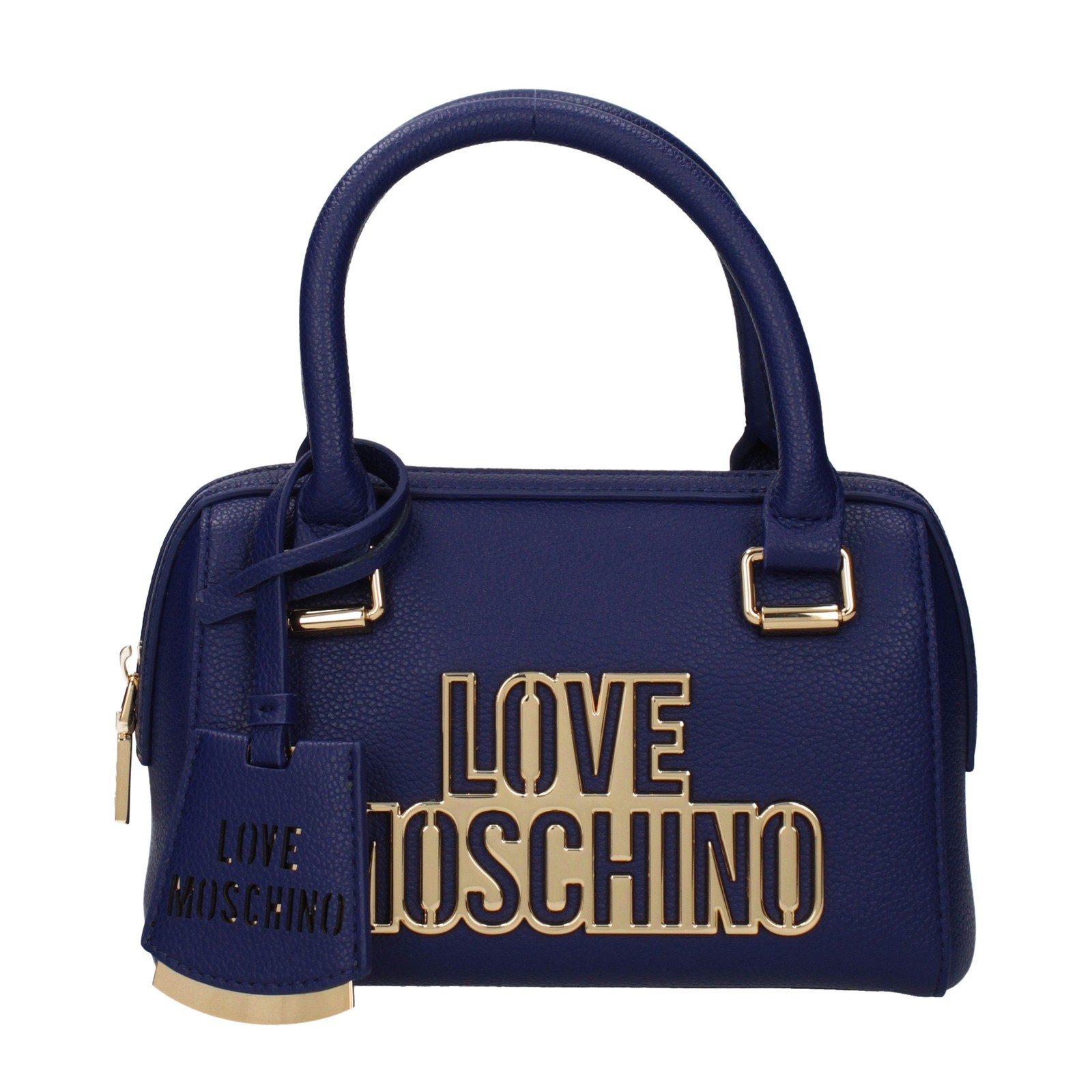 SAOLA Love Moschino Borse a Mano Donna Poliuretano Blu Mirtillo