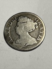 1711 Queen Anne Silver Shilling. Condition As In Photos