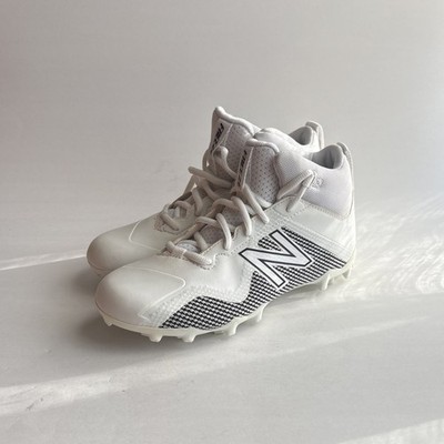 New Balance Freeze Lacrosse Cleats FREEZJWT Youth Boy s 4.5 White