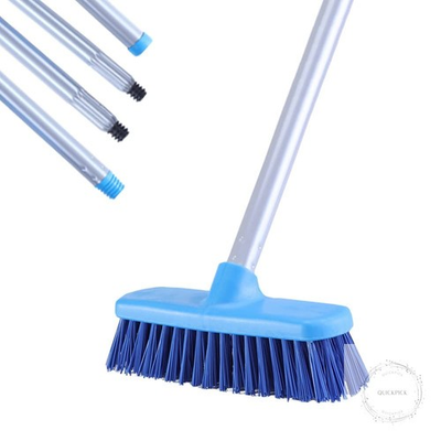 #ad Deck Brush with Long Handle Floor Scrub Brushes for Cleaning Shower Stiff $18.24