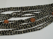 10 Strands 15" 5mm x 8mm India Handmade Water Buffalo Bone Beads DNG-21   