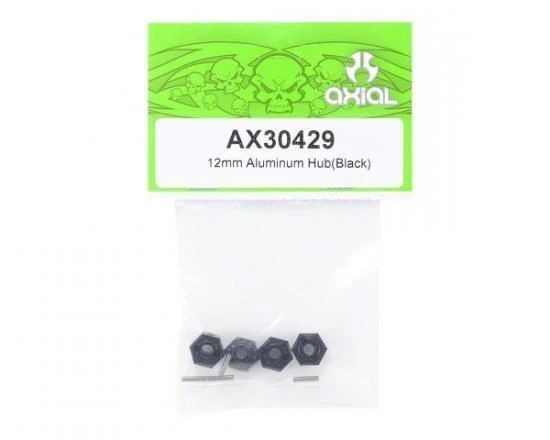 Axial Aluminum Hex Hub 12mm Black (4) - Image 2 of 2