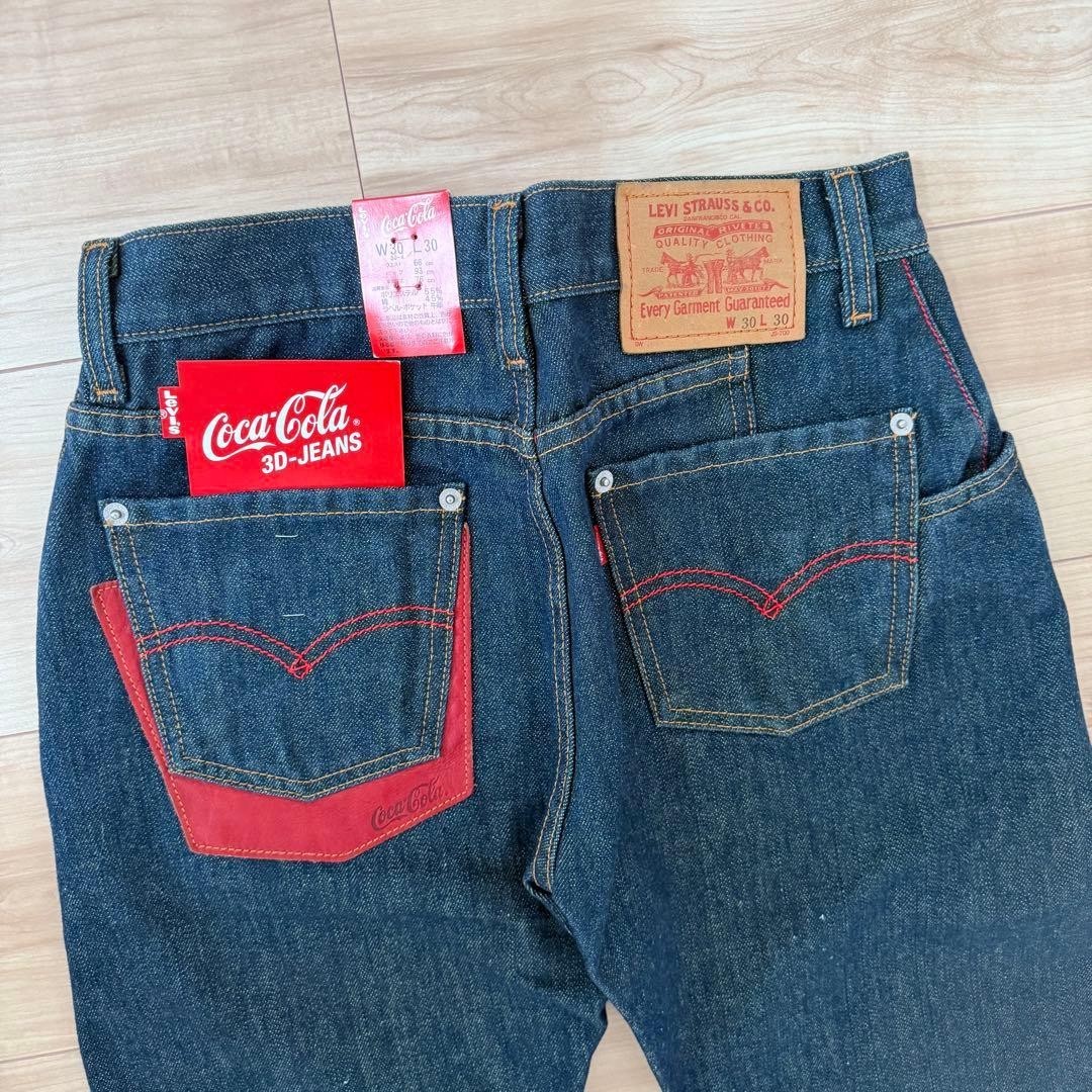 Levi's Men Novelty Coca Cola Jeans Denim Collaboration Lmited