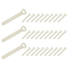 30 Pcs Leather Zipper Puller, 2.6" Zipper Sliders, Light Apricot