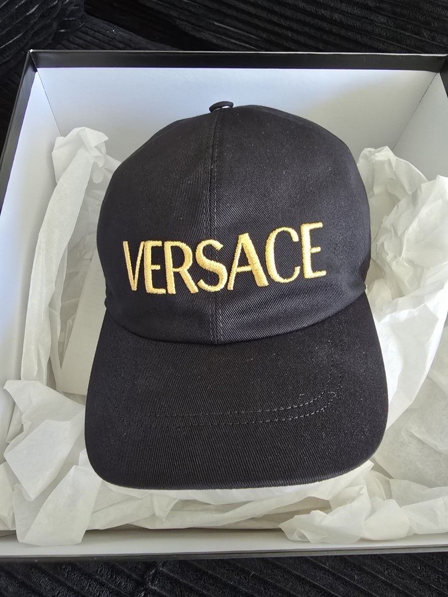 New With Tags 100% Authentic Versace Baseball Cap Hat Size 