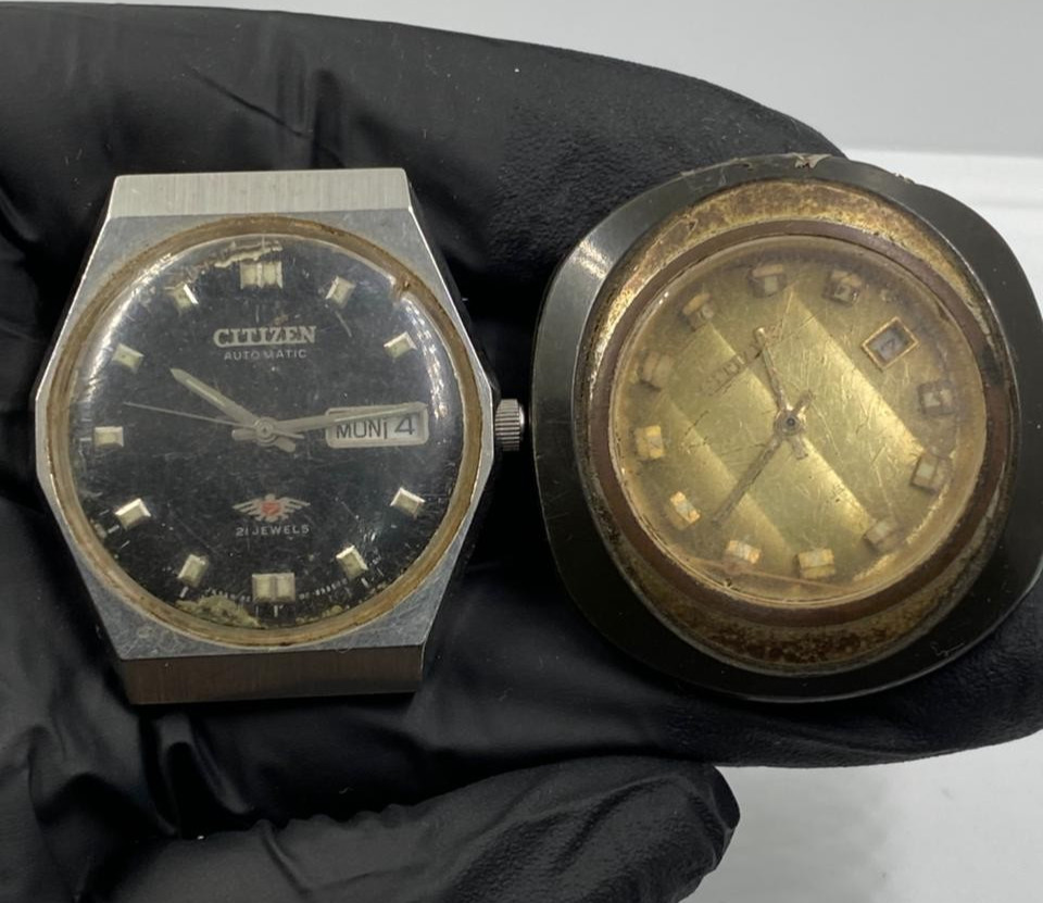 Automatic Wrist Movement For 2x Men Mix 21J Lot Japan Parts of Watch Citizen - VintageWatches.PK Automatic Wrist Movement For 2x Men Mix 21J Lot Japan Parts of Watch Citizen - vintagewatches.pk