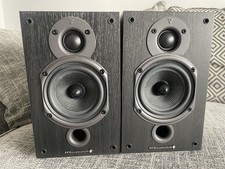 Wharfedale Diamond 9.0 Bookshelf Speakers Black Wired 6 Ohms 75-Watt