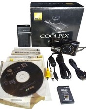 Nikon COOLPIX S640 Compact Digital Camera Black From Japan