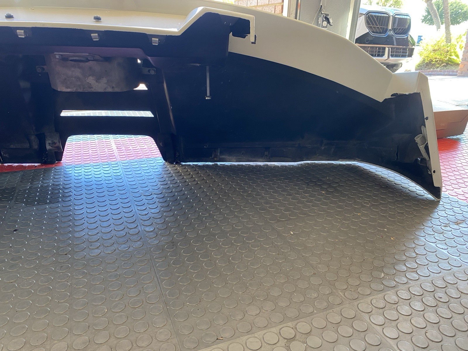 Lamborghini Murcielago LP640 OEM  Rear Bumper Original Ballon White Paint