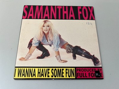 Samantha Fox   I Wanna Have Some Fun - NL Import Maxi CD Single   1989