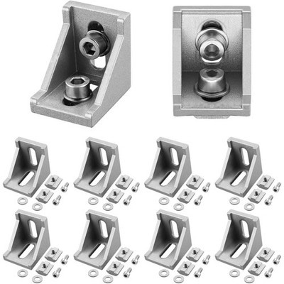 Aluminium Profile Verbindung Edelstahl Schrauben 30x30 Winkel B-Groove 8 Zubehör